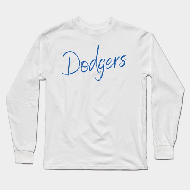 dodgers Long Sleeve T-Shirt by soft and timeless
